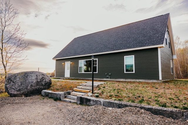 104 Hamlin Rd, Waterford, ME 04088 - back of house with a shingled roof