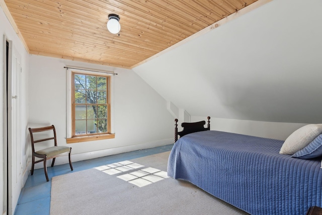 11 Linden St, Bath, ME 04530 - bedroom featuring wood ceiling and lofted ceiling
