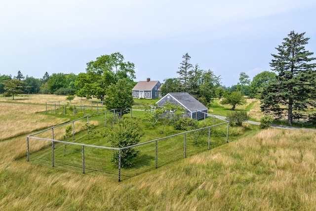 651 N Shore Rd, North Haven, ME 04853 - view of yard featuring fence and a rural view