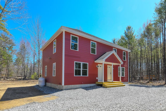 32 Rockwood Dr, Harrison, ME 04040 - view of colonial inspired home
