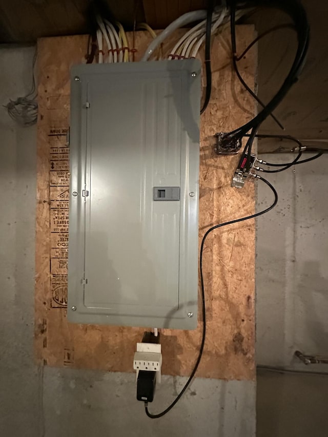 utilities with electric panel