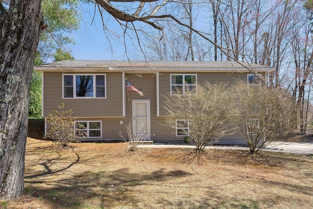 bi-level home with entry steps