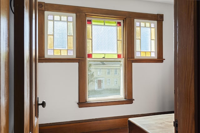 view of doorway to outside