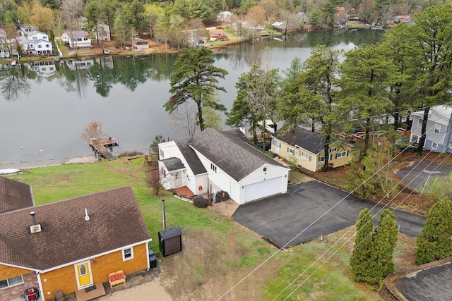30 Swan Cir, Shapleigh, ME 04076 - aerial view of residential area featuring a large body of water