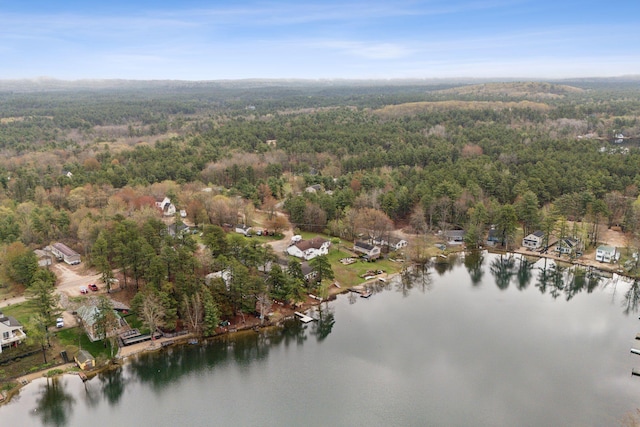 30 Swan Cir, Shapleigh, ME 04076 - aerial view of property and surrounding area with a heavily wooded area and a nearby body of water