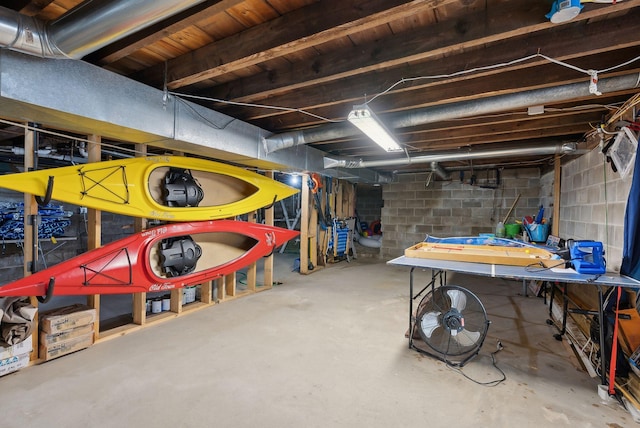 30 Swan Cir, Shapleigh, ME 04076 - view of unfinished basement