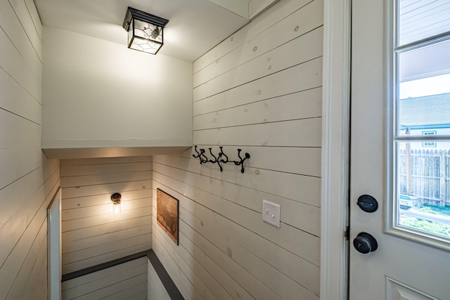 view of sauna