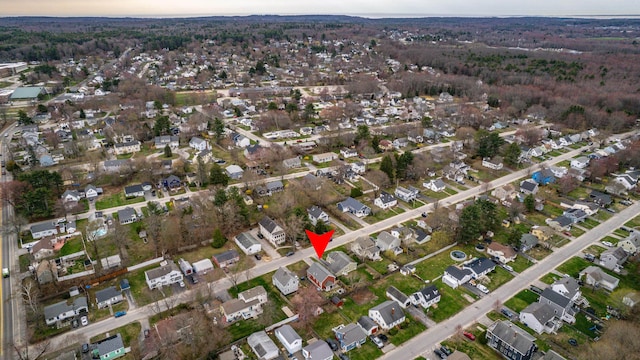 bird's eye view featuring a residential view