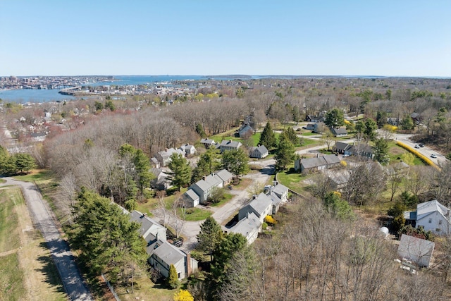 drone / aerial view featuring a residential view