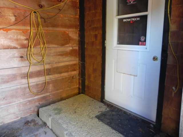 view of exterior entry