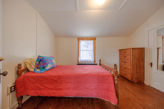 6 Sea St, Northeast Harbor, Mount Desert, ME 04662 - bedroom with wood finished floors and lofted ceiling