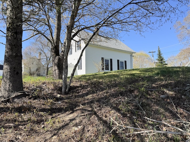 30 Mill St, Harrington, ME 04643 - view of side of property with roof with shingles