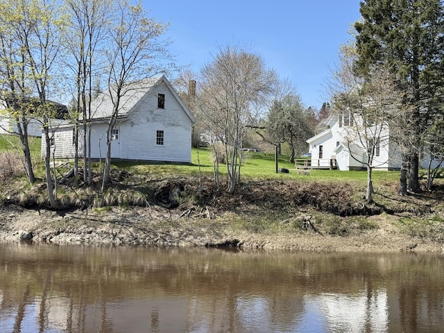 30 Mill St, Harrington, ME 04643 - exterior space with a water view