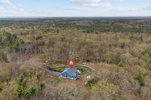 29 Hawks Nest Ln, Wells, ME 04090 - aerial view of property's location with a forest