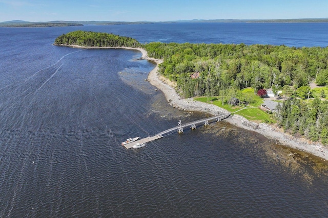1588 Turtle Head Rd, Islesboro, ME 04848 - aerial view of a nearby body of water
