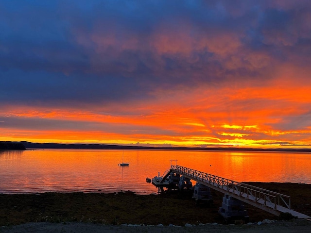 1588 Turtle Head Rd, Islesboro, ME 04848 - dock area with a water view