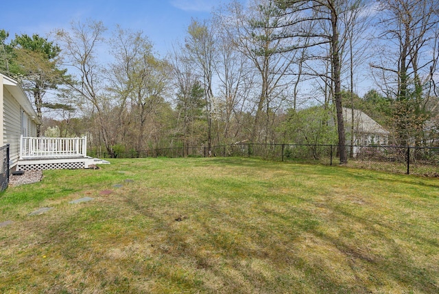 48 Woodside Dr, Kennebunk, ME 04043 - view of yard featuring a deck