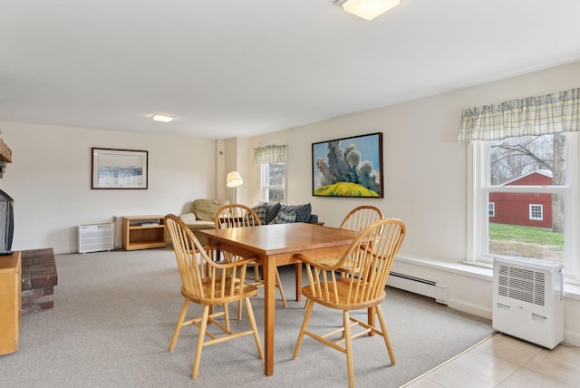 dining room with a healthy amount of sunlight