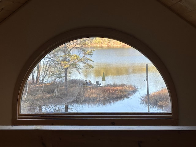 details featuring a water view