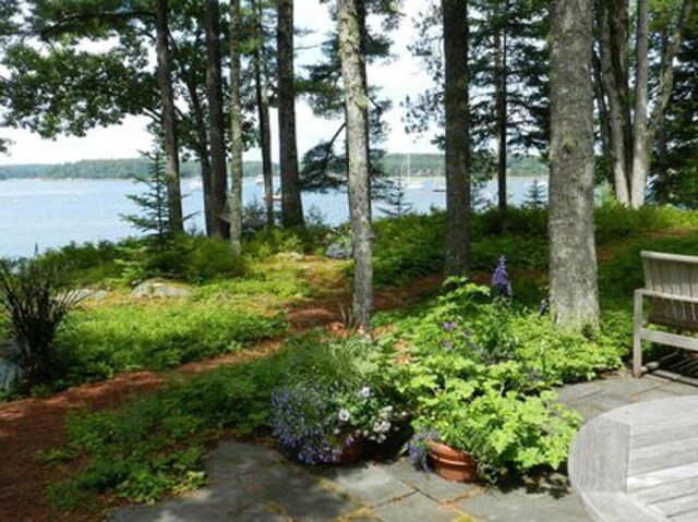 8 Spring Ln, Mount Desert, ME 04660 - view of yard featuring a water view