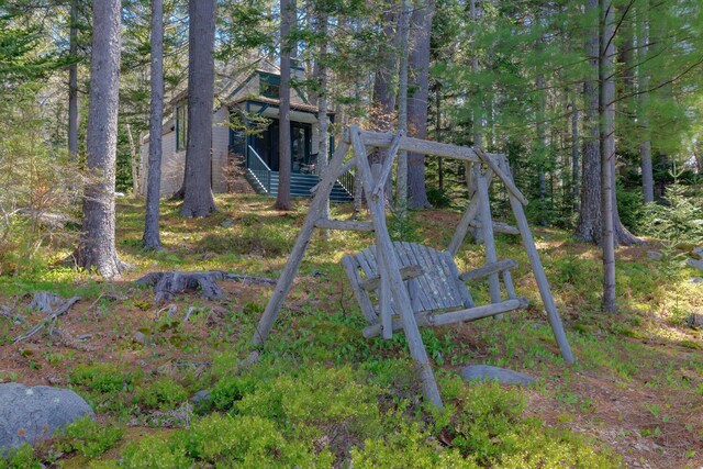 8 Spring Ln, Mount Desert, ME 04660 - view of yard