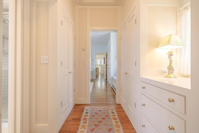 8 Spring Ln, Mount Desert, ME 04660 - corridor with light wood-style flooring