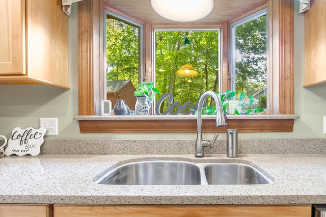 51 Beaver Dam Rd, South Berwick, ME 03908 - kitchen view of a sink and light stone counters