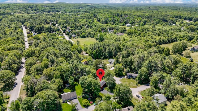 51 Beaver Dam Rd, South Berwick, ME 03908 - aerial overview of property's location with a heavily wooded area