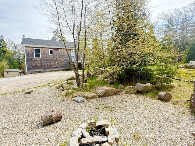 view of yard