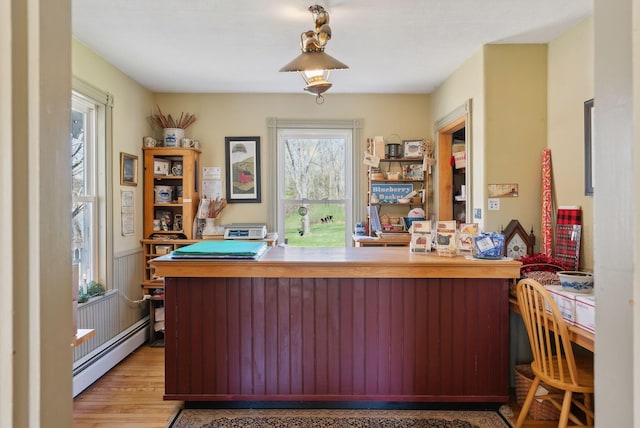 193 Spec Pond Rd, Porter, ME 04068 - interior space with a baseboard heating unit