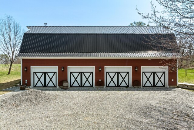 875 N Parish Rd, Turner, ME 04282 - exterior space with driveway and a garage