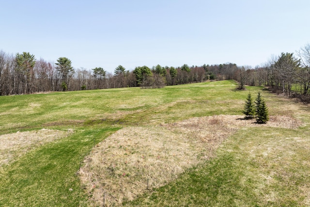 875 N Parish Rd, Turner, ME 04282 - view of yard with a rural view and a wooded view