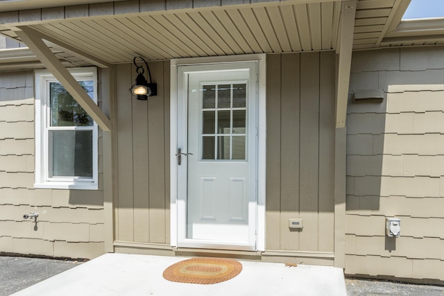 view of entrance to property