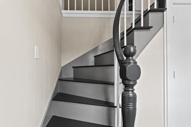 view of staircase