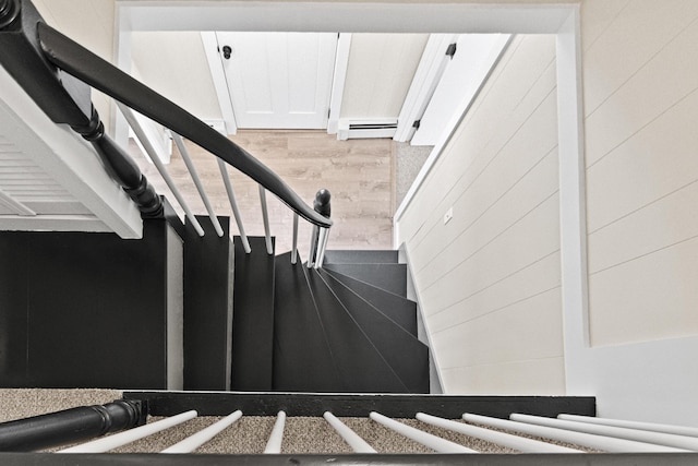view of staircase