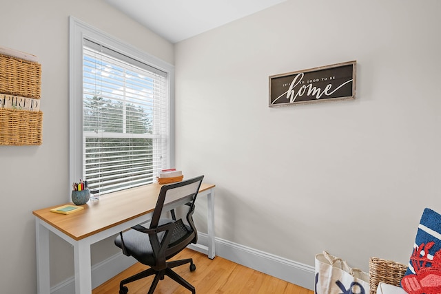 75 Clearwater Dr Unit 305, Falmouth, ME 04105 - office space with baseboards and wood finished floors