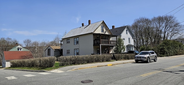 view of side of property