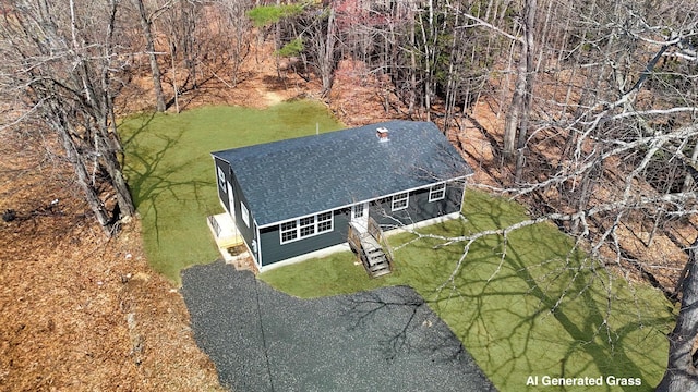 12 Marble Ln, Dixfield, ME 04224 - view from above of property
