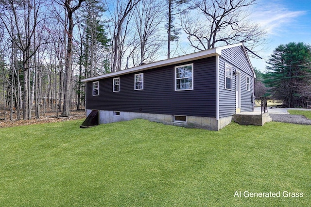 12 Marble Ln, Dixfield, ME 04224 - view of side of home with a lawn
