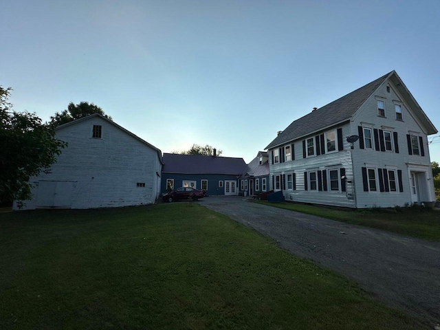 344 Main St, Lincoln, ME 04457 - view of front of house featuring a front lawn