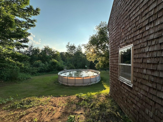344 Main St, Lincoln, ME 04457 - view of yard with an outdoor pool