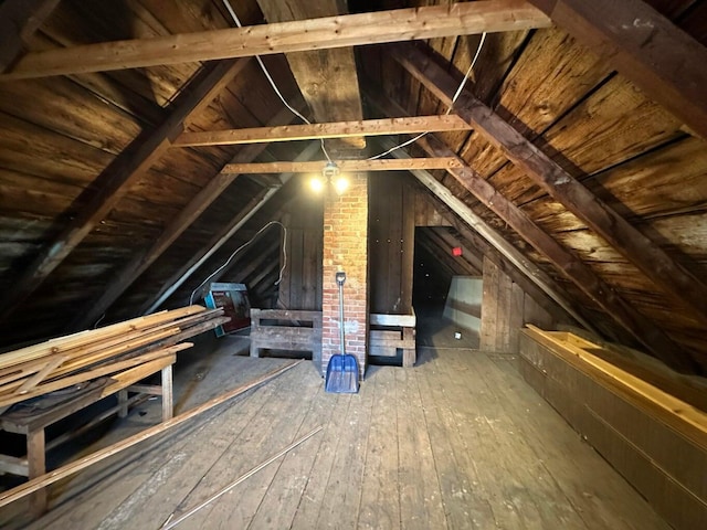 344 Main St, Lincoln, ME 04457 - view of attic