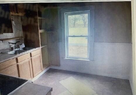 view of unfurnished dining area