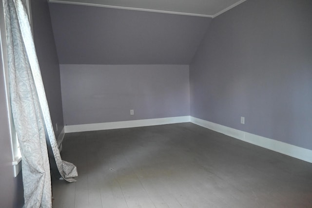 12 Preble St, Bingham, ME 04920 - bonus room featuring lofted ceiling and baseboards