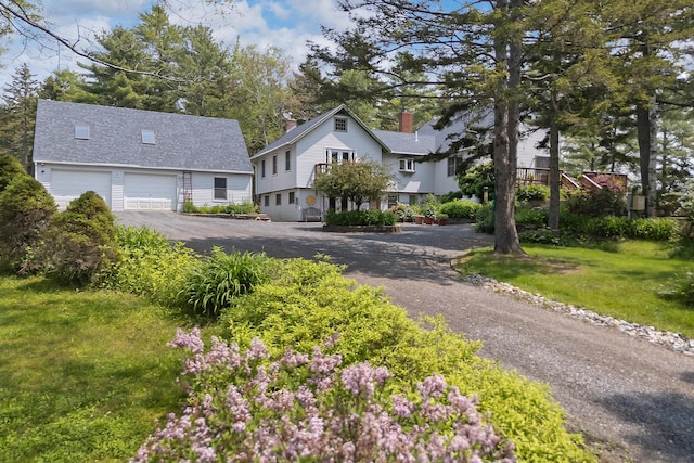 33 Taylor Rd, Westport Island, ME 04578 - view of front of property featuring a garage and driveway