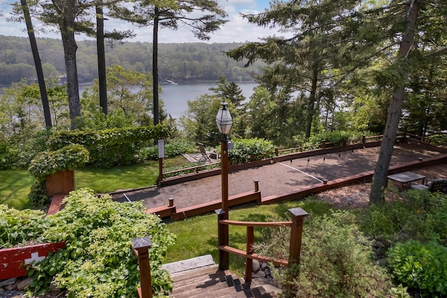 33 Taylor Rd, Westport Island, ME 04578 - dock area featuring a water view and a wooded view
