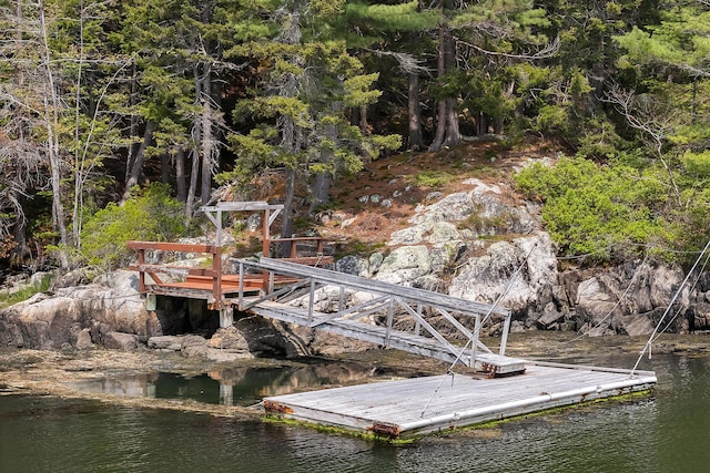33 Taylor Rd, Westport Island, ME 04578 - dock featuring a water view