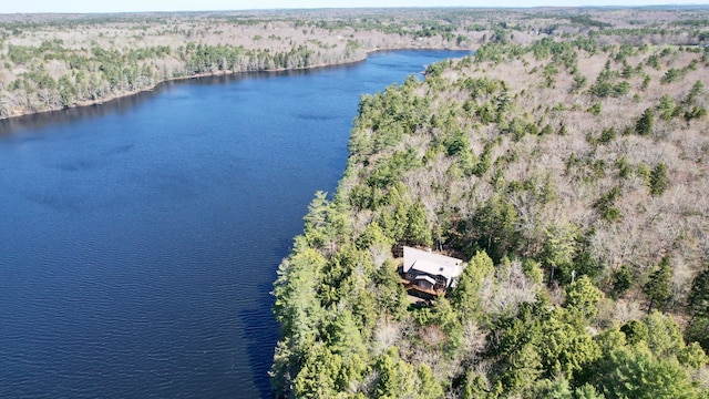 1 Mccracken Ln, Bristol, ME 04539 - bird's eye view of a forest and a nearby body of water