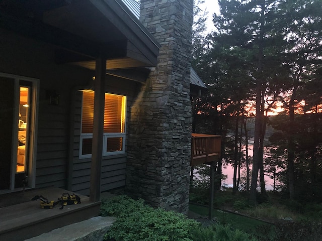 1 Mccracken Ln, Bristol, ME 04539 - view of property exterior with a chimney