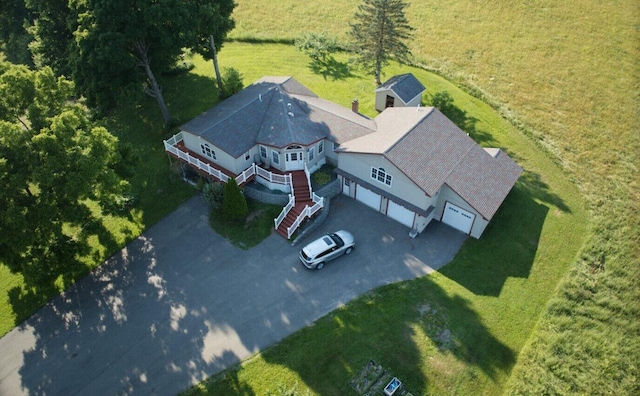 drone / aerial view